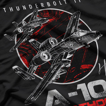 A-10 Thunderbolt II Warthog Attack Jet T-Shirt