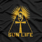 Ancient Egyptian Sun & Life T-Shirt