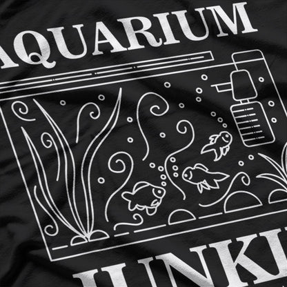 Aquarium Junkie – Funny Fish Tank Addict Pet Lover Aquascape T-Shirt