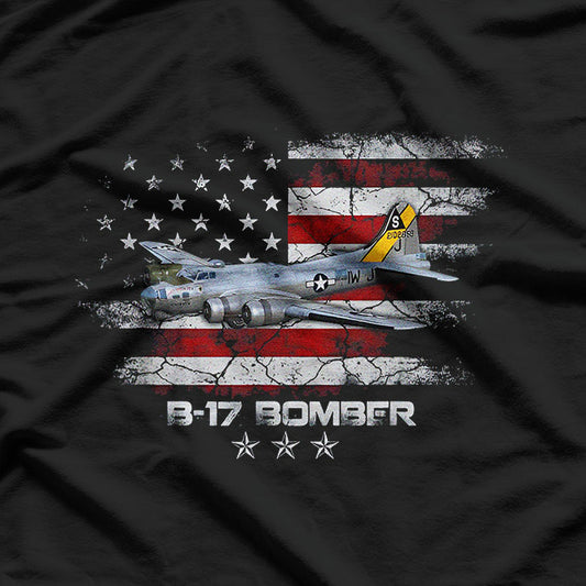 B-17 Flying Fortress: WWII Air Power T-Shirt
