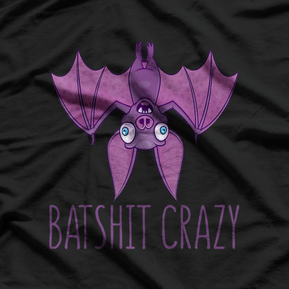 Batshit Crazy - Wacky Cartoon Bat T-Shirt