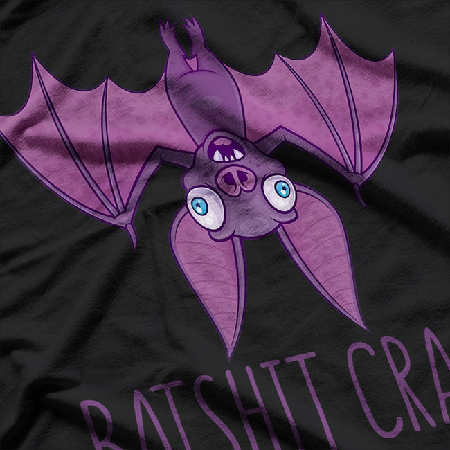 Batshit Crazy - Wacky Cartoon Bat T-Shirt