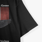 Beware The Hissing Cobra Chicken Funny Canadian Goose T-Shirt