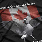 Beware The Hissing Cobra Chicken Funny Canadian Goose T-Shirt