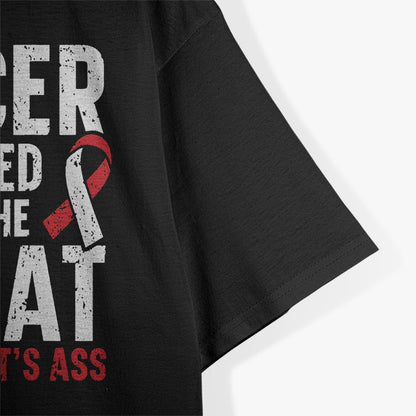 Cancer Grabbed Me By the Throat, and I Kicked Its Ass - A Bold Survivor’s Statement T-Shirt