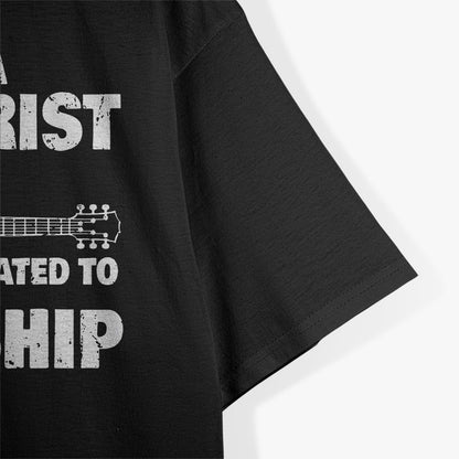 Christian Guitar Praise – Worship Music Strings Faith Love T-Shirt
