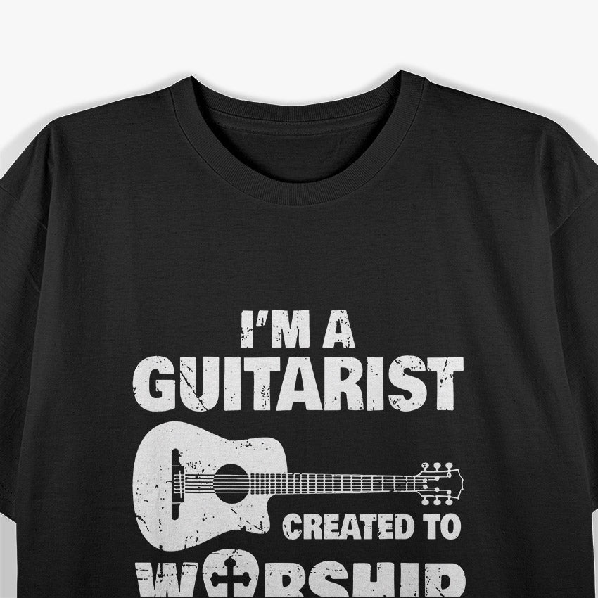 Christian Guitar Praise – Worship Music Strings Faith Love T-Shirt