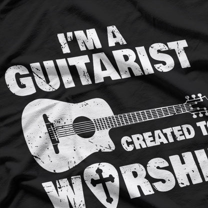 Christian Guitar Praise – Worship Music Strings Faith Love T-Shirt