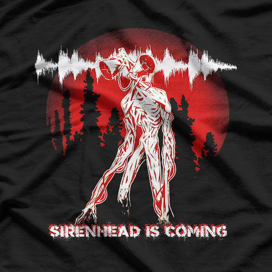 Scary Creature – Siren Head Inspired Horror Meme Design T-Shirt