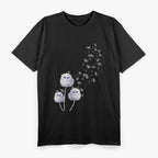 Dandelion and Cute Bird: Whimsical Nature T-Shirt