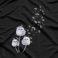 Dandelion and Cute Bird: Whimsical Nature T-Shirt