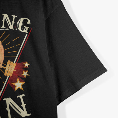 Deadlift Vintage Circus Strongman Gym Workout T-Shirt