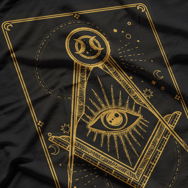 Freemason All-Seeing Eye Masonic Symbol T-Shirt
