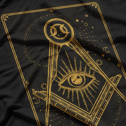 Freemason All-Seeing Eye Masonic Symbol T-Shirt