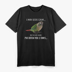 Calm Green Cheek Conure Parrot Lover T-Shirt