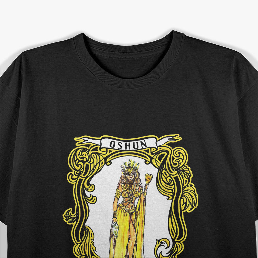 Goddess Oshun Orisha of Love and Prosperity Spiritual T-Shirt