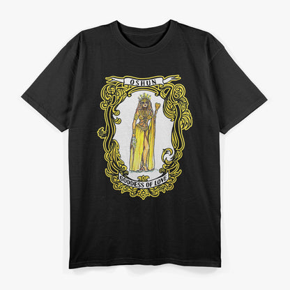 Goddess Oshun Orisha of Love and Prosperity Spiritual T-Shirt