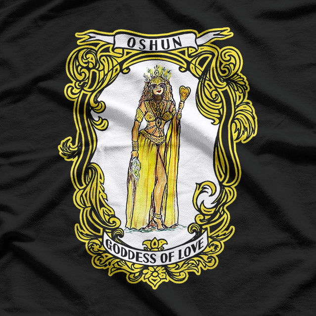 Goddess Oshun Orisha of Love and Prosperity Spiritual T-Shirt