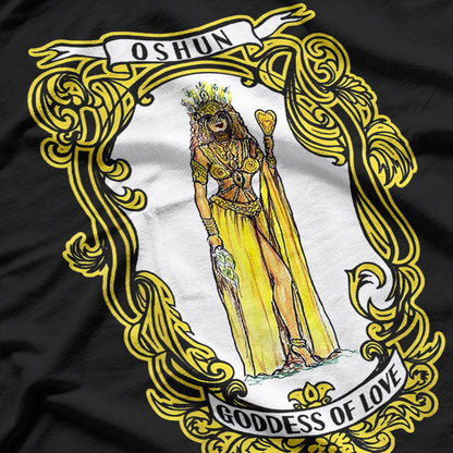 Goddess Oshun Orisha of Love and Prosperity Spiritual T-Shirt