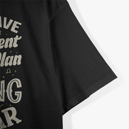 Guitar Player Graphic – Retirement Plan Rock Music Design T-Shirt