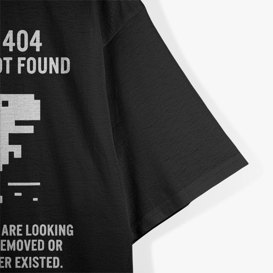 Halloween Error 404 Costume Not Found Coding Programmer Geek T-Shirt