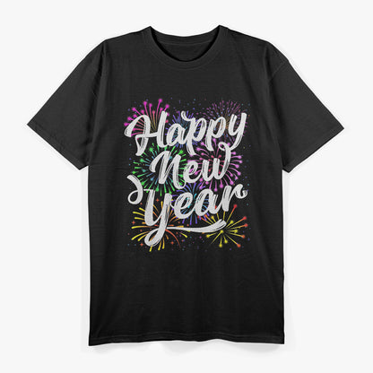 New Year Celebration – Fireworks Family Matching T-Shirt
