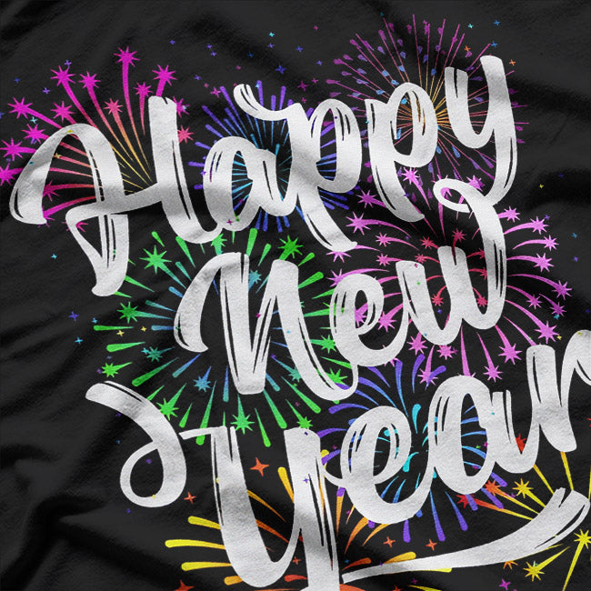 New Year Celebration – Fireworks Family Matching T-Shirt