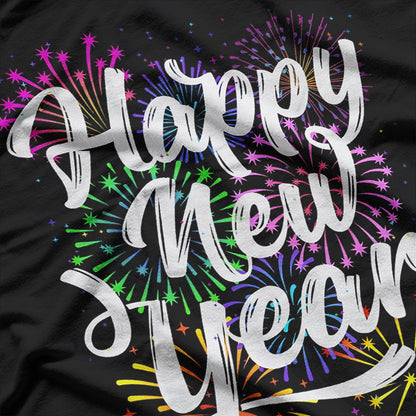 New Year Celebration – Fireworks Family Matching T-Shirt