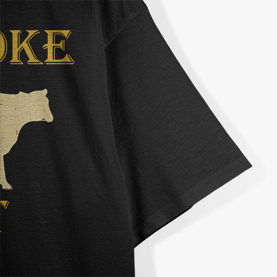 BBQ Lover Smoke That Cow Funny Grilling Graphic T-Shirt