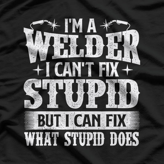 Funny Welding  I Can Fix It Welder  | Iron Worker Construction T-Shirt