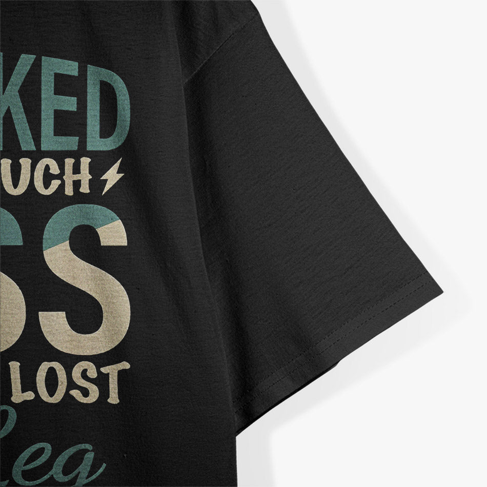 Lost a Leg Kicked Ass Funny Amputee Amputation Humor T-Shirt