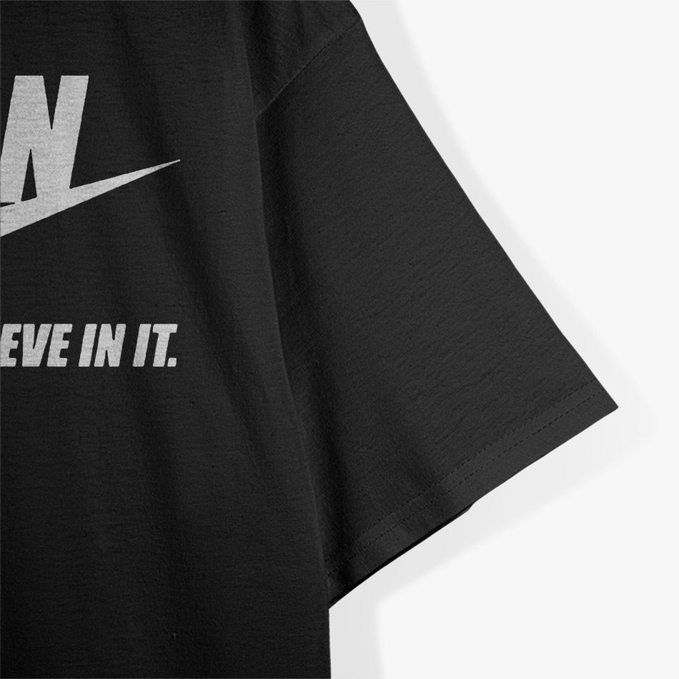 Classic “Just Believe” Motivational Graphic T-Shirt