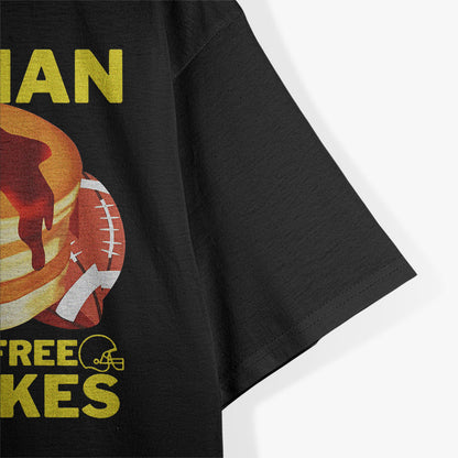 Lineman Serving Pancakes Football Humor T-Shirt