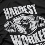 Hardest Worker in the Room – Gym Motivation T-Shirt