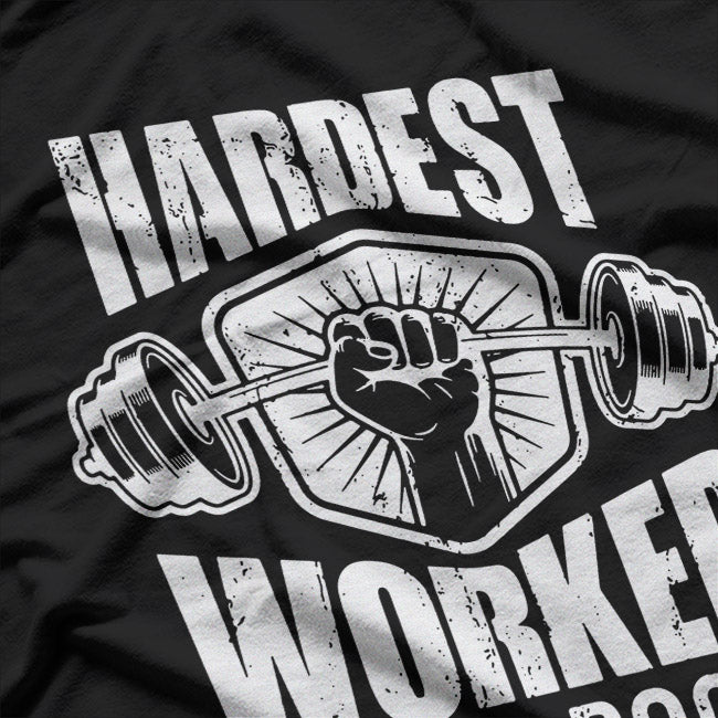 Hardest Worker in the Room – Gym Motivation T-Shirt