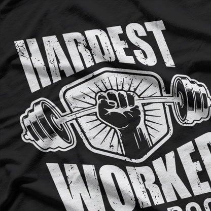 Hardest Worker in the Room – Gym Motivation T-Shirt