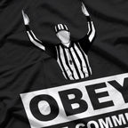 Obey The Commish Funny Fantasy Football T-Shirt