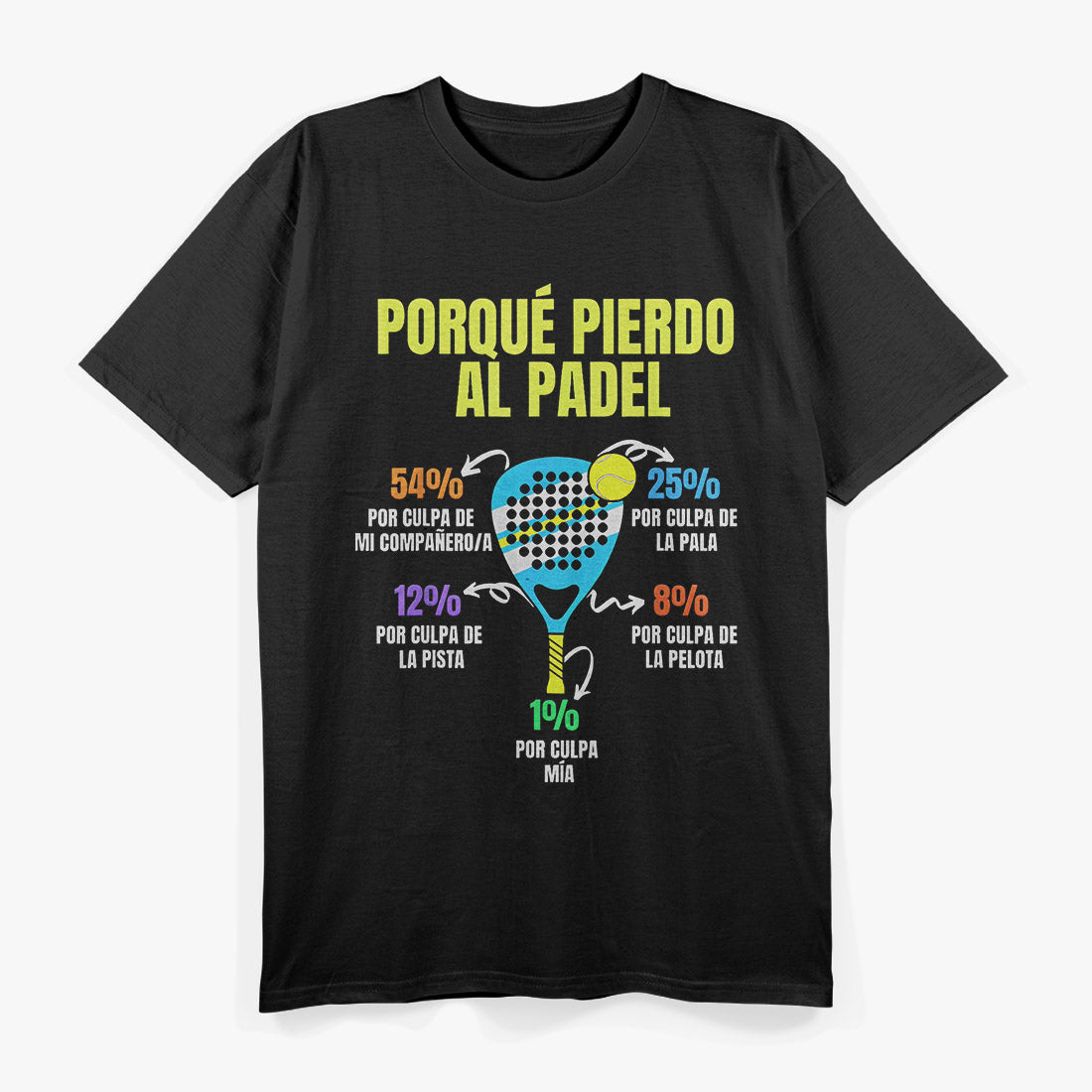 Padel Power: Porque Pierdo Padel T-Shirt