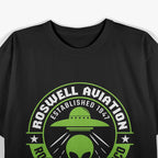 Roswell Aviation: UFO Flight School T-Shirt