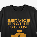 Service Engine Soon Funny Old Age Car Lover Accident Prone T-Shirt