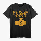 Service Engine Soon Funny Old Age Car Lover Accident Prone T-Shirt