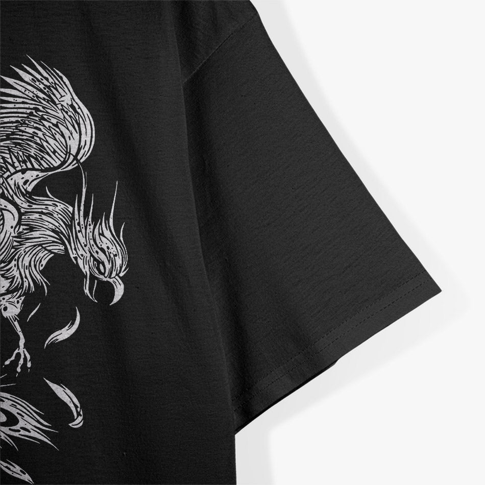Soaring Phoenix Bird Mythical Creature Rising From T-Shirt