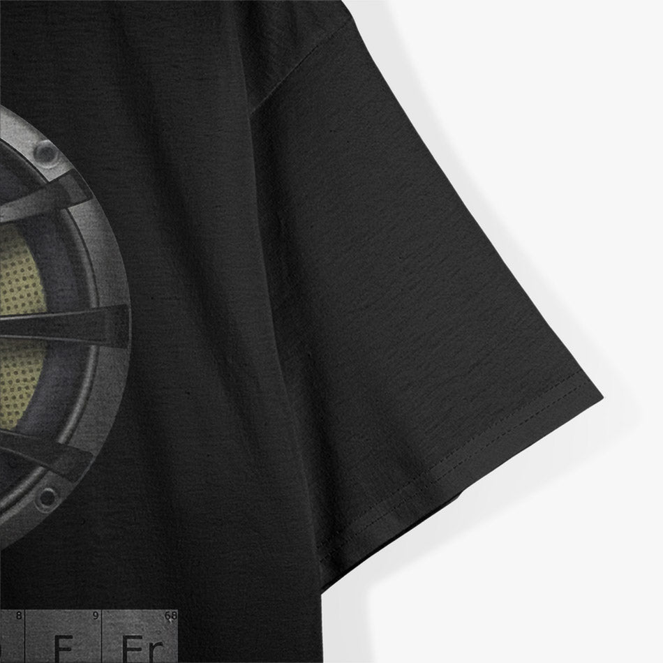 Subwoofer Periodic Table of Elements Funny Audio T-Shirt