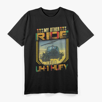 UH-1 Huey Helicopter Vietnam Veteran Military Gift T-Shirt