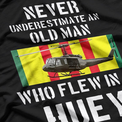 Vietnam Veteran Vet Shirt Uh-1 Huey Helicopter T-Shirt