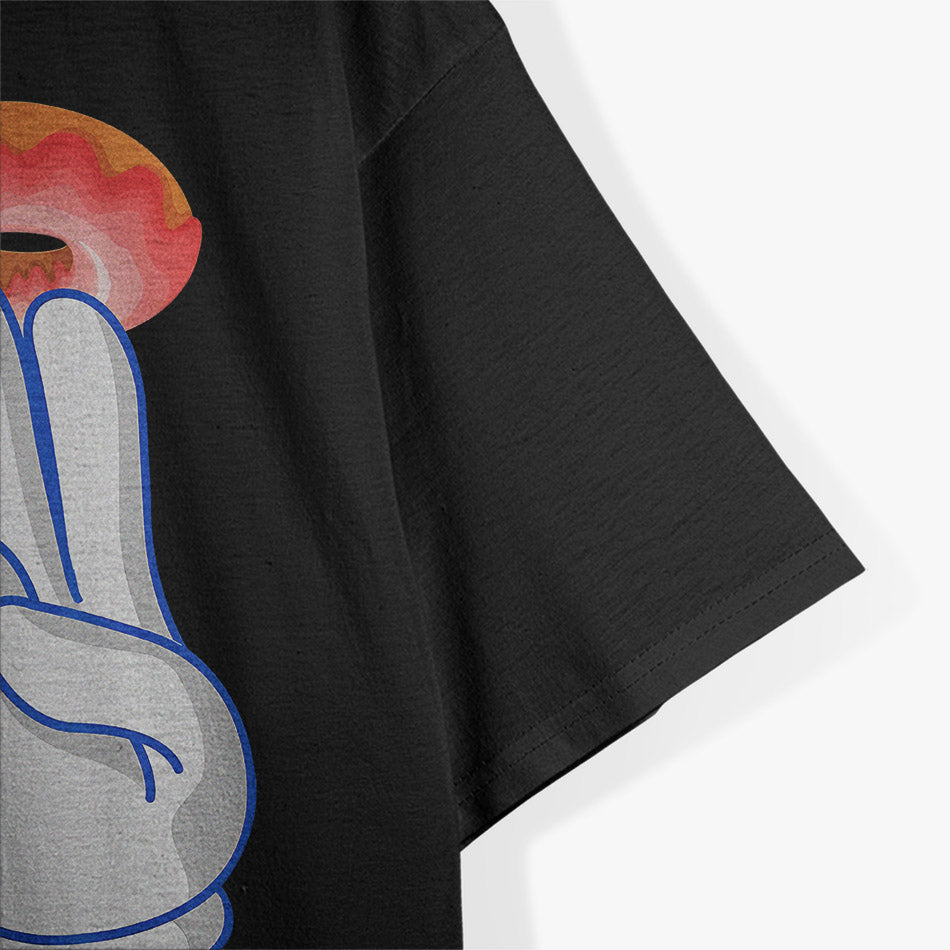 Dirty Humor Hand Sign – Funny Adult Joke Graphic T-Shirt