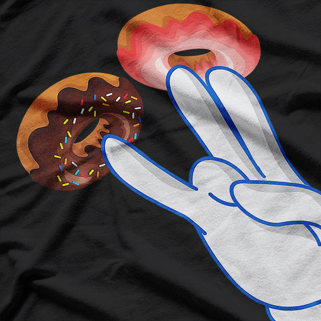 Dirty Humor Hand Sign – Funny Adult Joke Graphic T-Shirt