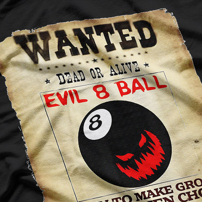 8 Ball Pool Billiards League T-Shirt