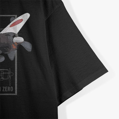 A6M Zero Japanese WWII Fighter Plane T-Shirt