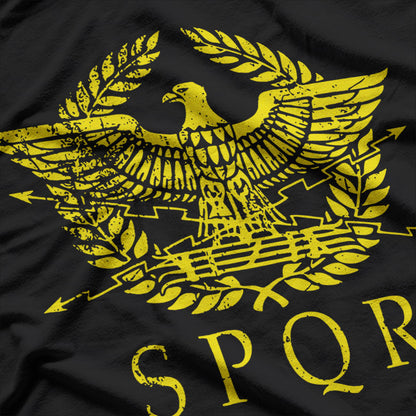 Ancient Rome SPQR - Latin Sentences & Roman Symbols T-Shirt